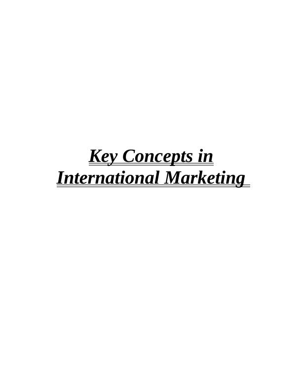 Key Concepts in International Marketing_1