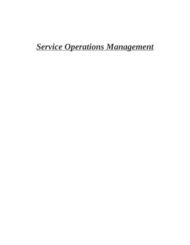 Service Operations Management_1