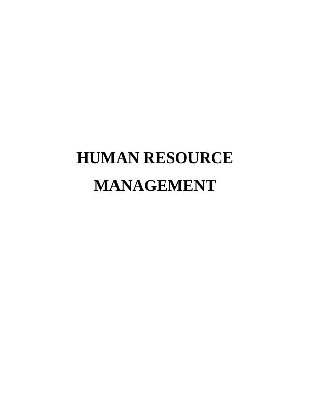 Human Resource Management - Barclays plc Assignment Sample_1