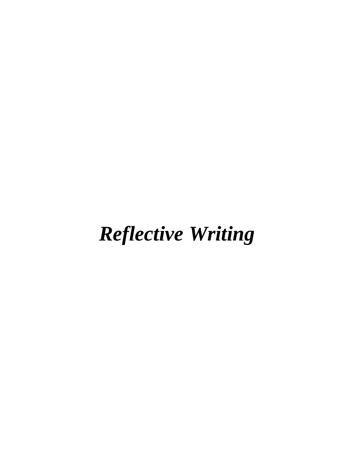 Reflective Writing_1