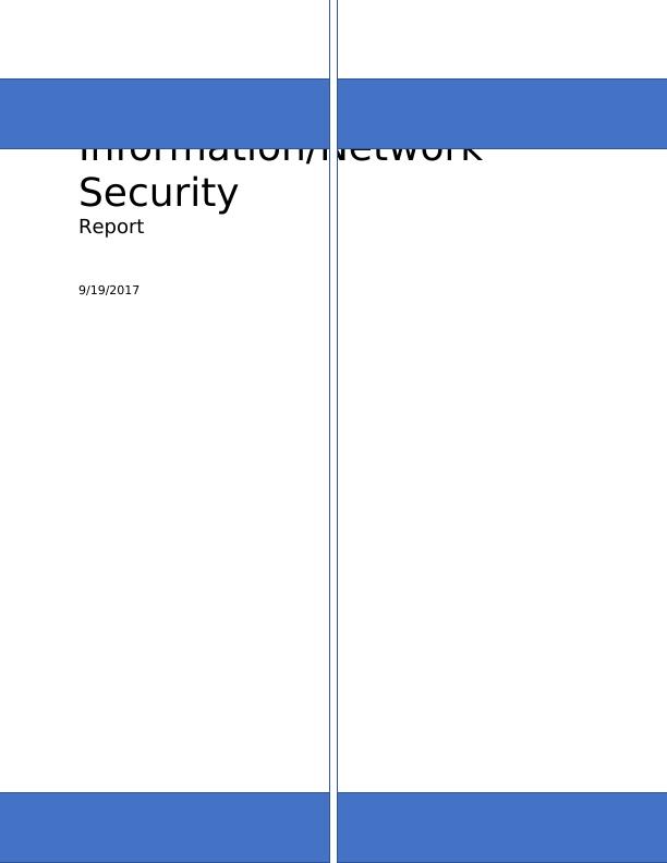 Information and Network Security Report_1
