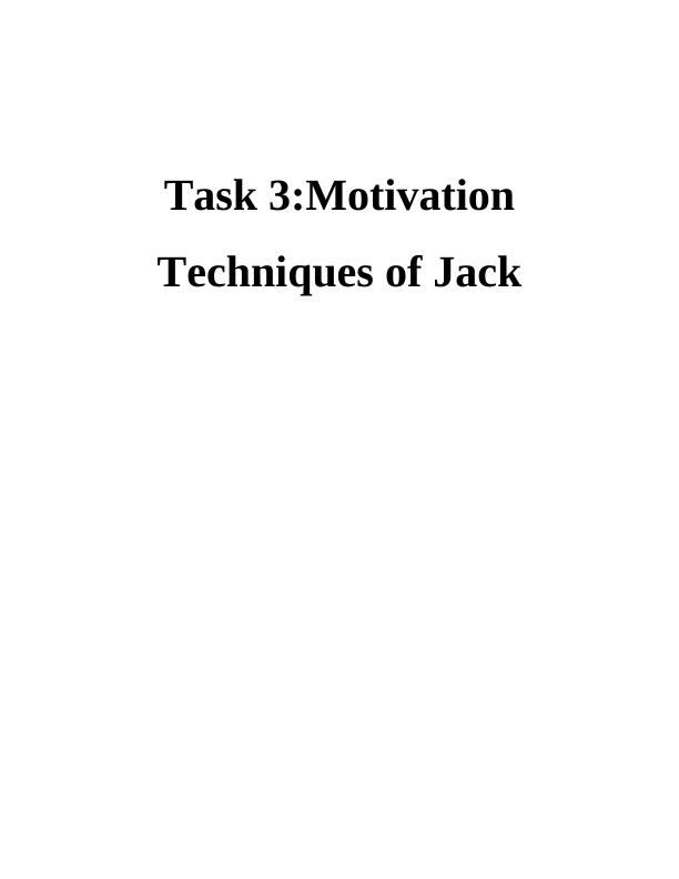 Motivation Techniques of Jack_1
