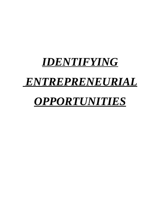 (PDF) Enterprise & Innovation Assignment_1