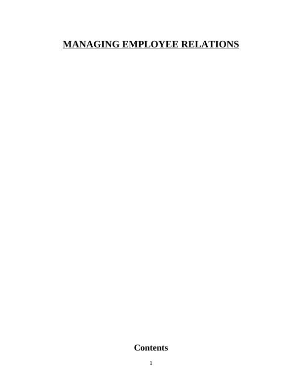 Importance of Employee Relations in Tesco