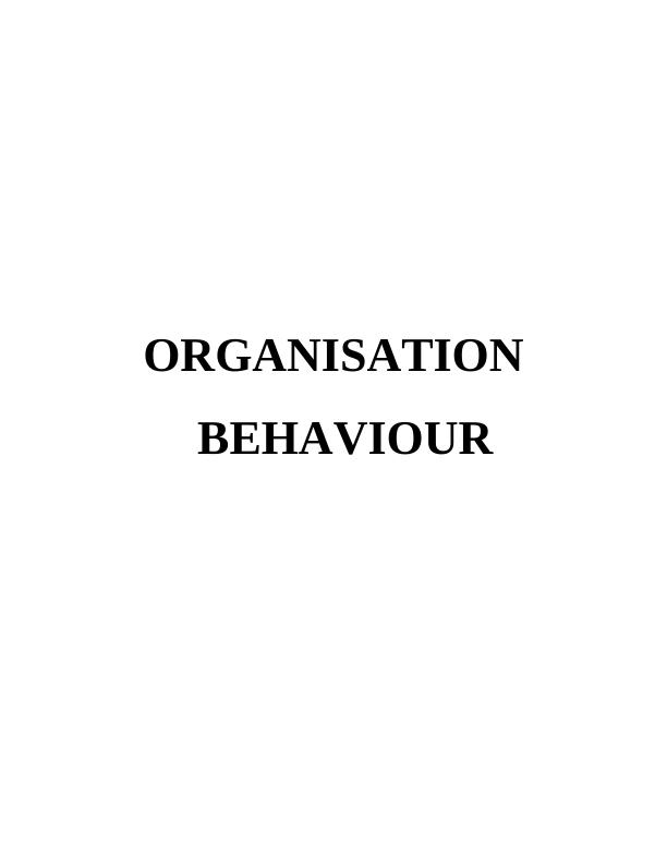 Behaviour of Employees and Its Impact : Report on GlaxoSmithKline Plc_1