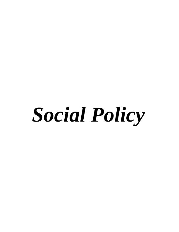 Impact of Welfare Policy on Public_1