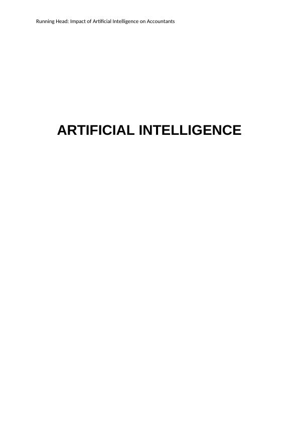Artificial Intelligence (AI) : Assignment_1