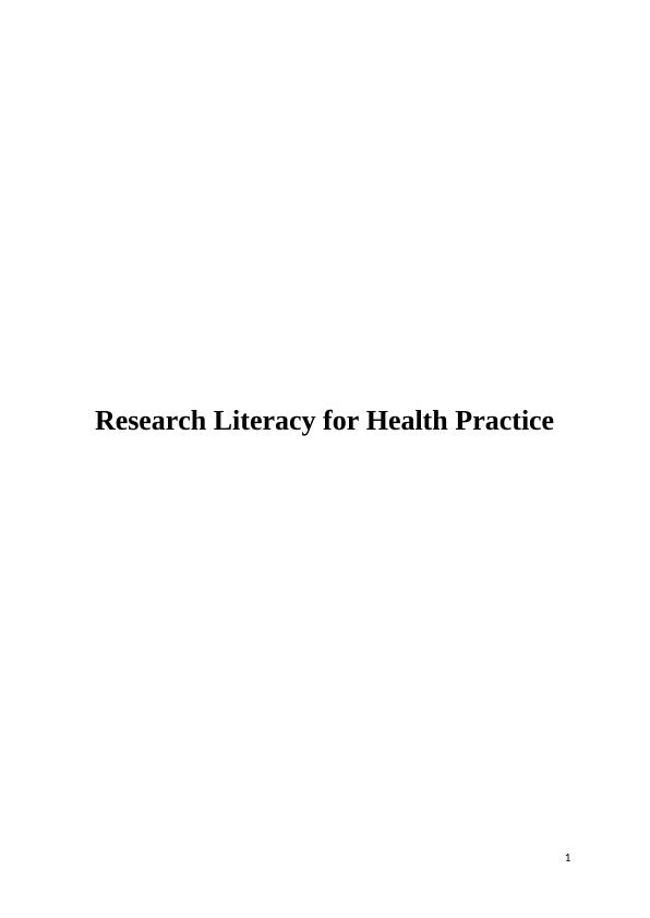 Research Literacy for Health Practice_1