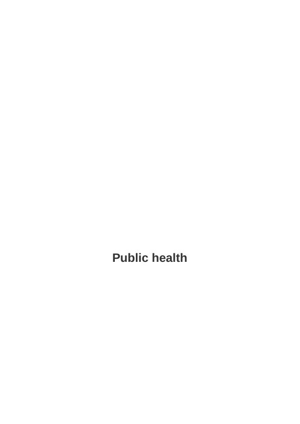 Public Health: Challenges and Impact of Type 2 Diabetes on UK Population_1