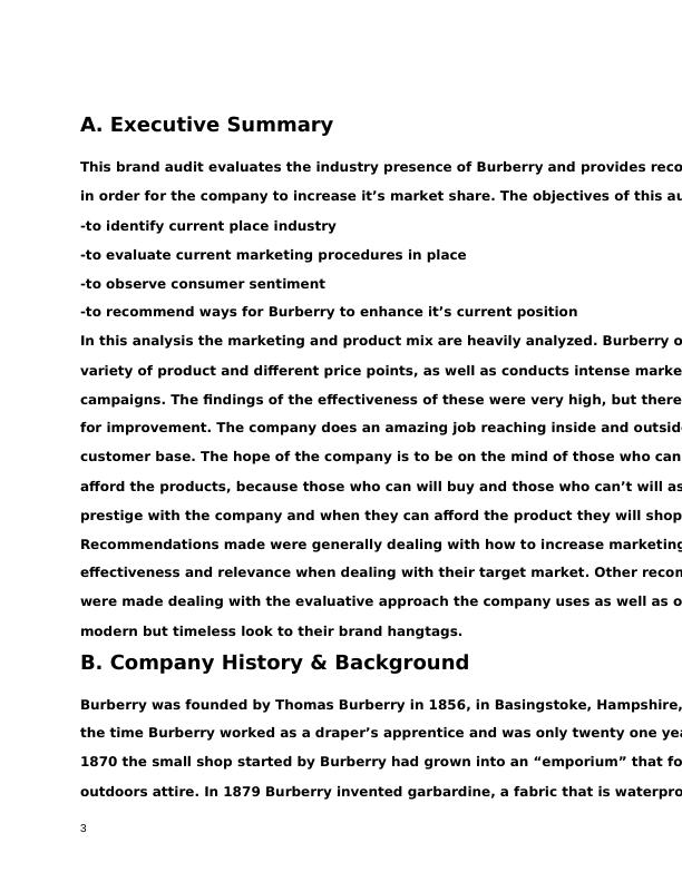 Financial Analysis in Burberry Group PDF_3