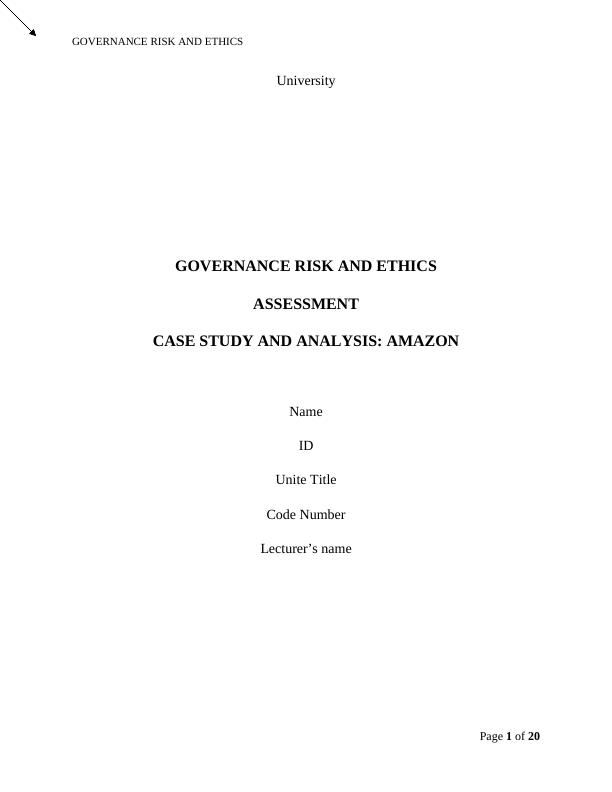 Case Study Analysis Amazon_1