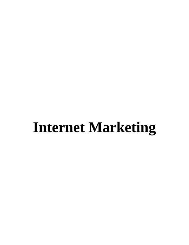 The Internet Marketing Mix of Amazon Company_1