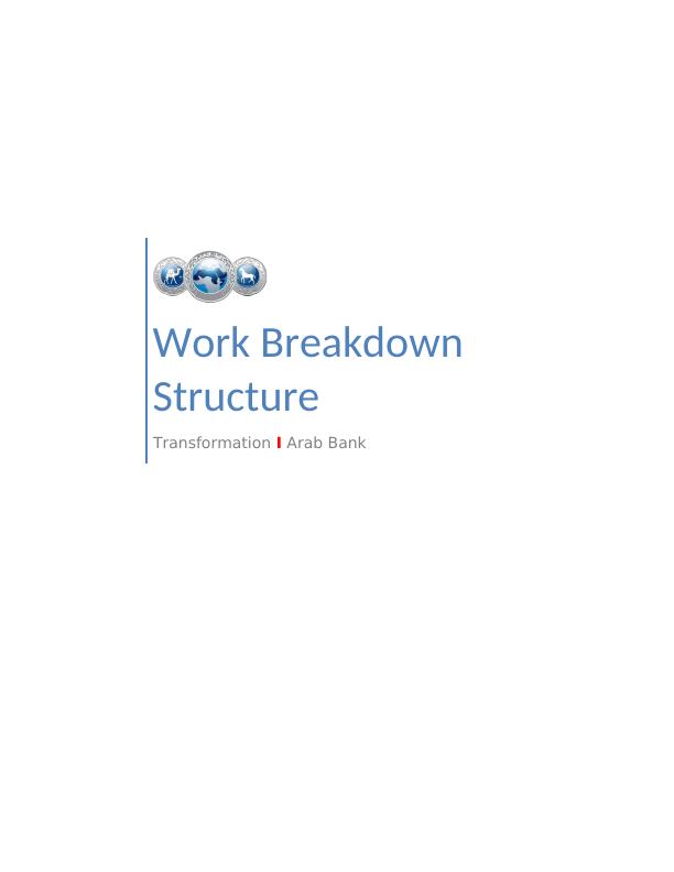 Work Breakdown Structure - Doc_1