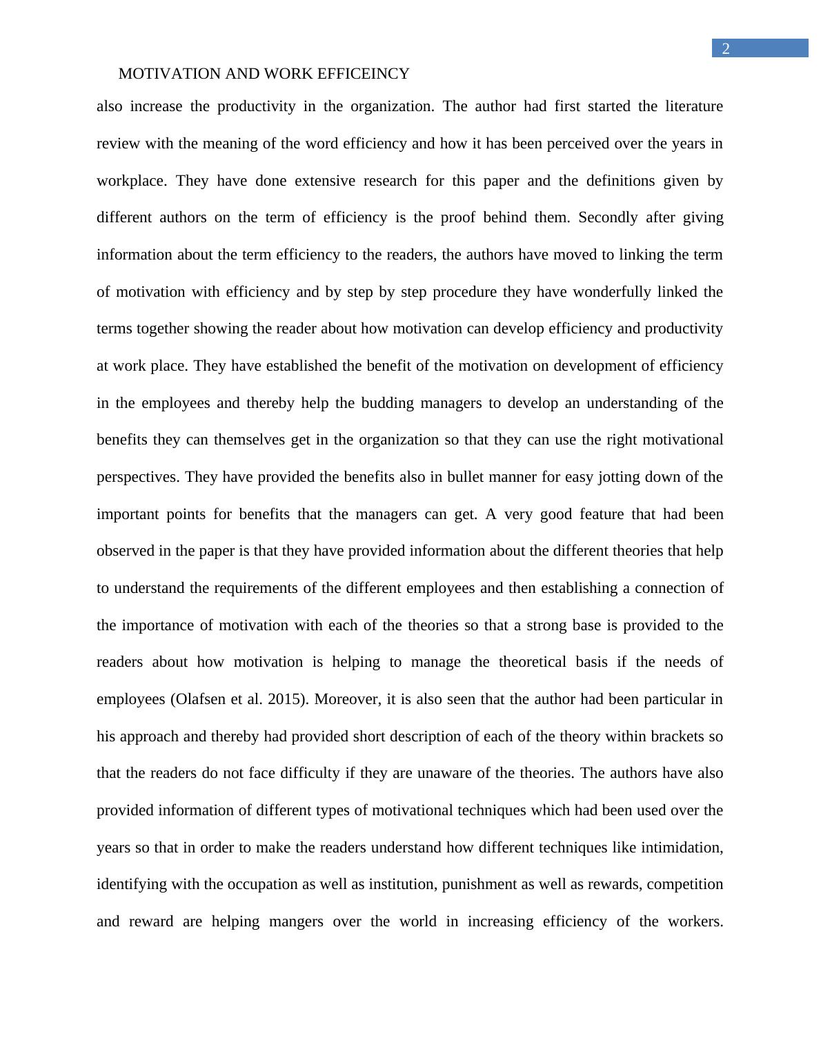 Essay on Motivation and Work Efficiency_3