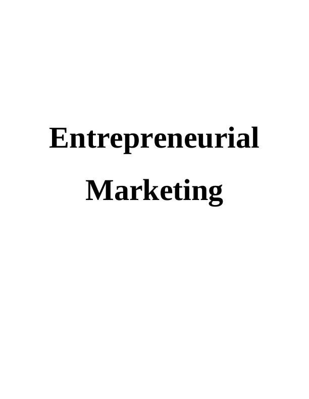 Entrepreneurial Marketing : Rowlinson Knitwear_1
