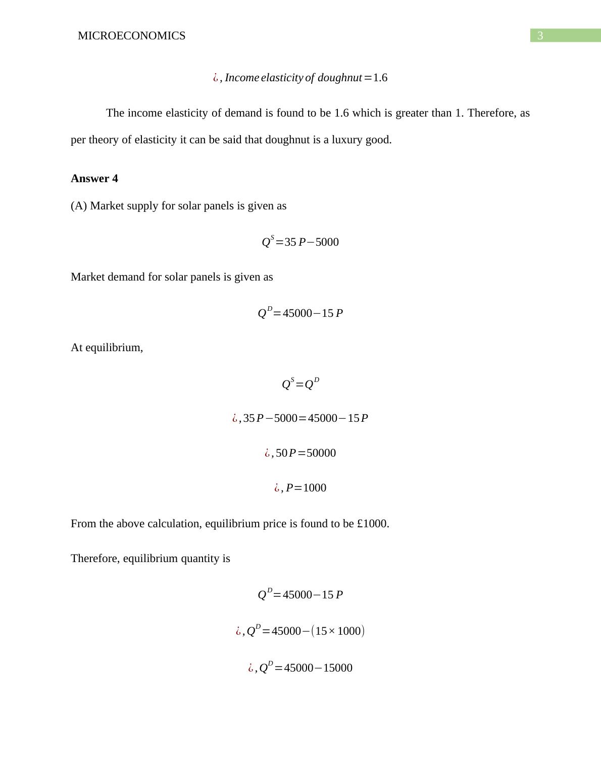 microeconomics demand and supply assignment