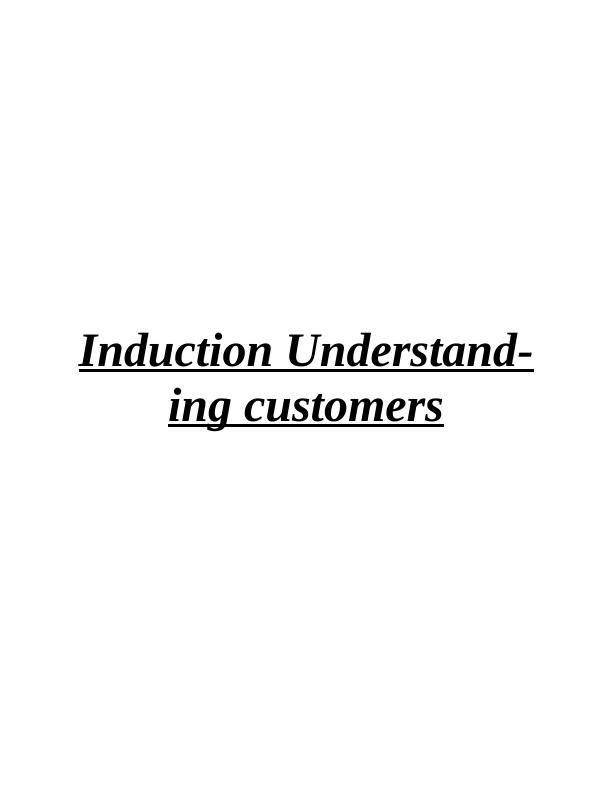Induction Understanding customers_1