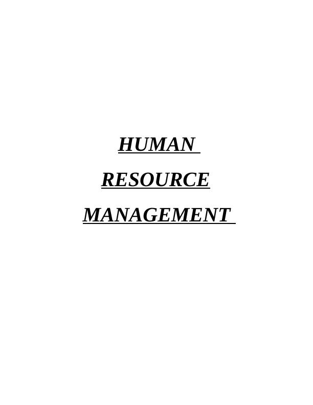 Human Resource Management HSBC_1