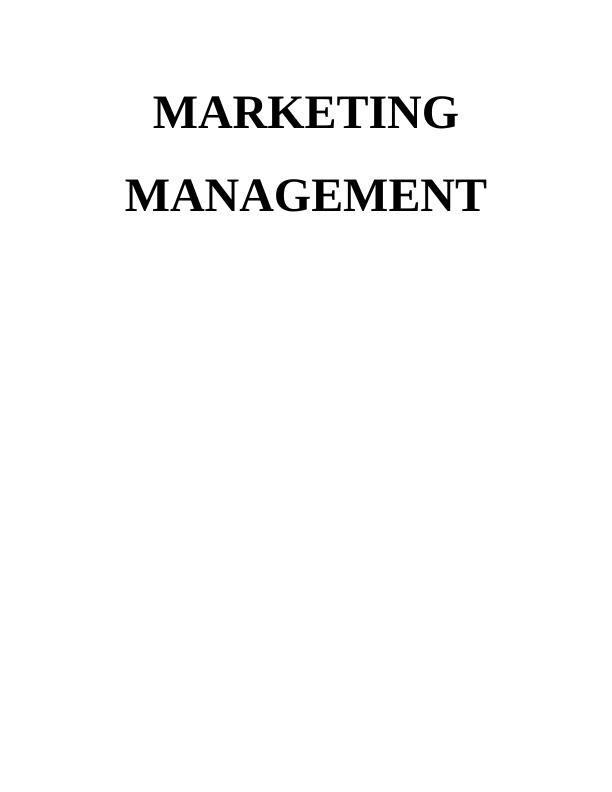 Assignment on Marketing Management PDF_1