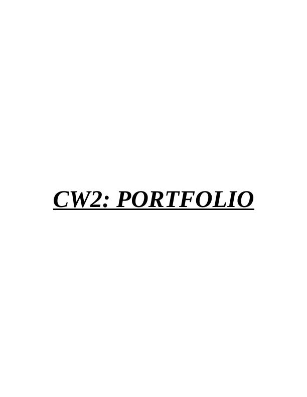 CW2: PORTFOLIO._1