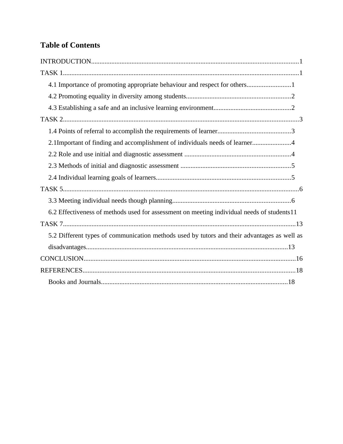 Teaching , learning and Assessment Report_2