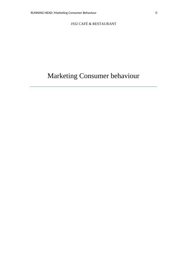 Consumer Behaviour Assignment (Doc)_1