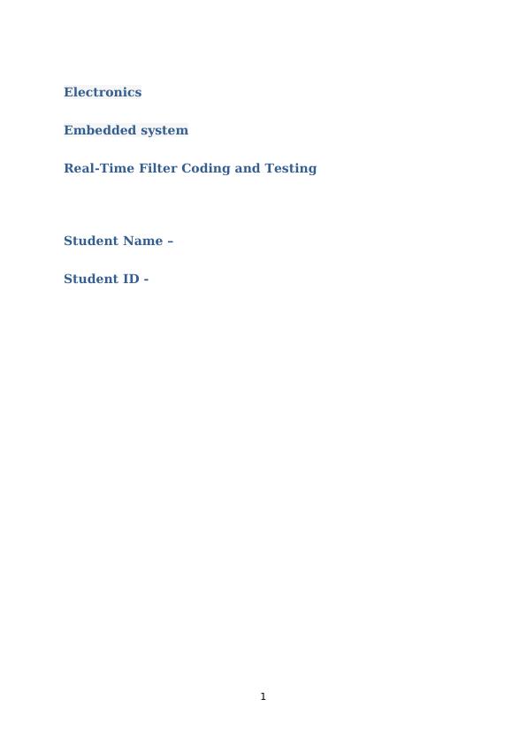 Electronics Coding and Testing Content 2022_1