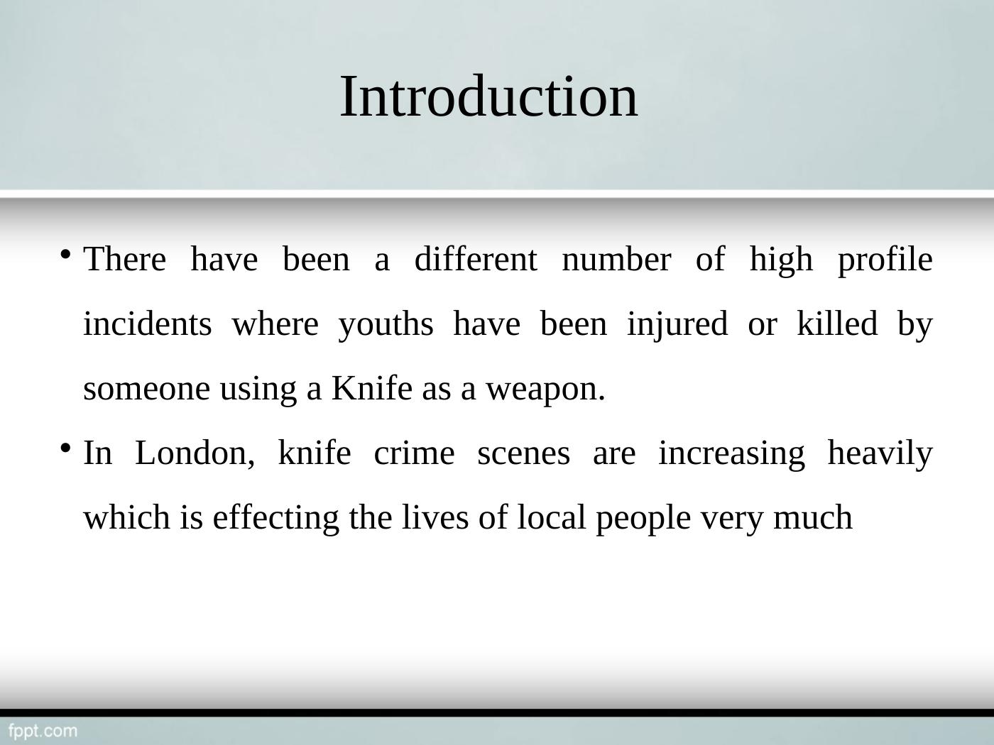 dissertation on knife crime in london