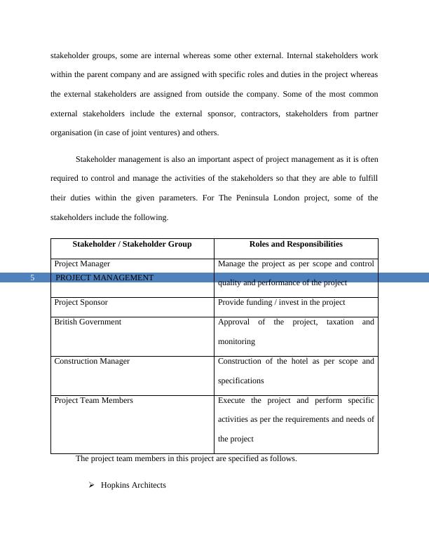 project management case study report