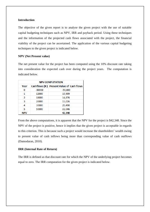 Corporate Finance   :   Assignment Sample_2