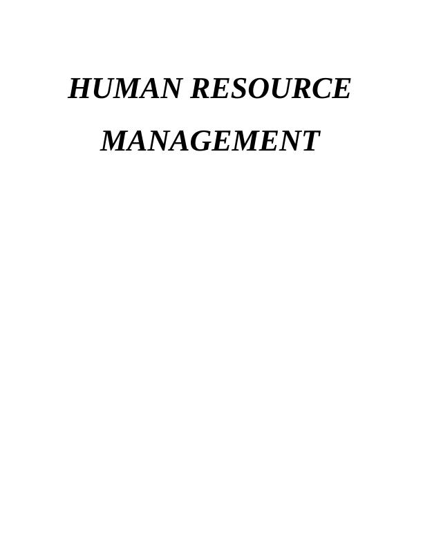 Human Resource Management of HSBC Bank_1