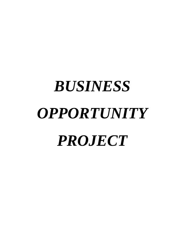 Business Opportunity Project Assignment - Softwire Company_1