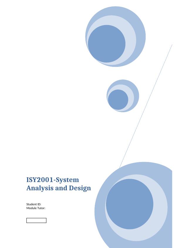 ISY2001-System Analysis and Design Assignment_1