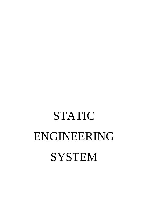 Static Engineering System Assignment_1