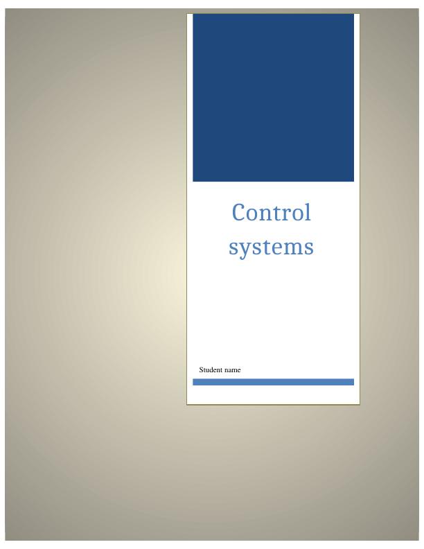 Control Systems Signals and Systems Review_1