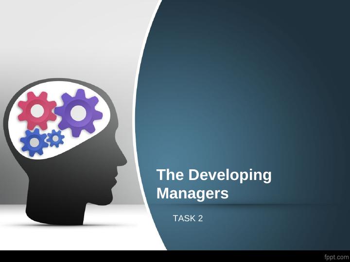 Developing Managers: Skills, Strengths, and Personal Development Plan_1