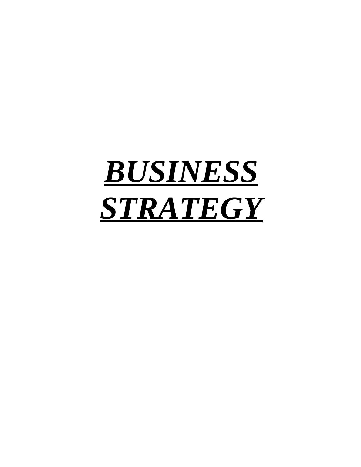 Business Strategy - John Lewis_1