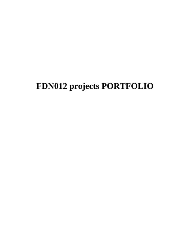 FDN012 Projects Portfolio_1