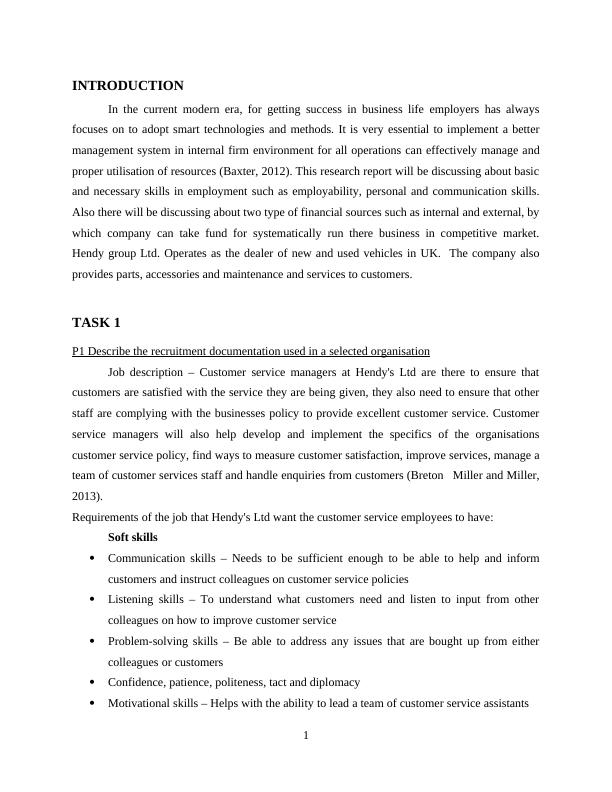 Business Resources Assignment- Employability Skills_3