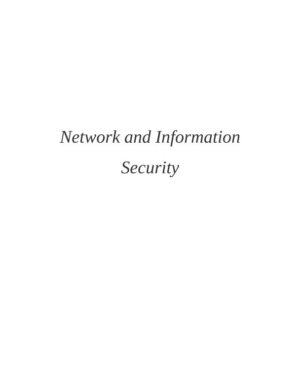 Network and Information Security : Assignment_1