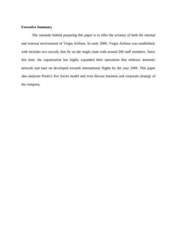 Business Strategy Report - Virgin Airlines_3