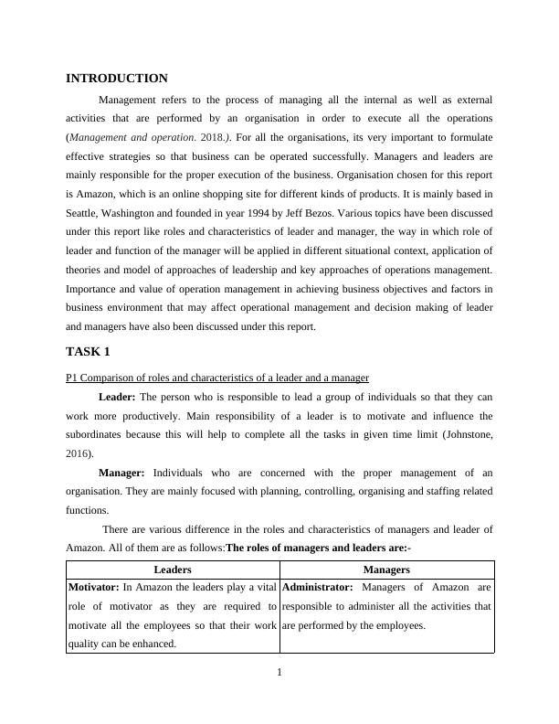 Management and Operations Assignment - Amazon organisation_3