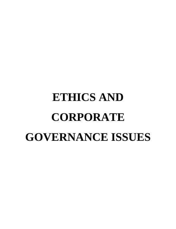 Issues in Corporate Governance and Ethical Conduct_1