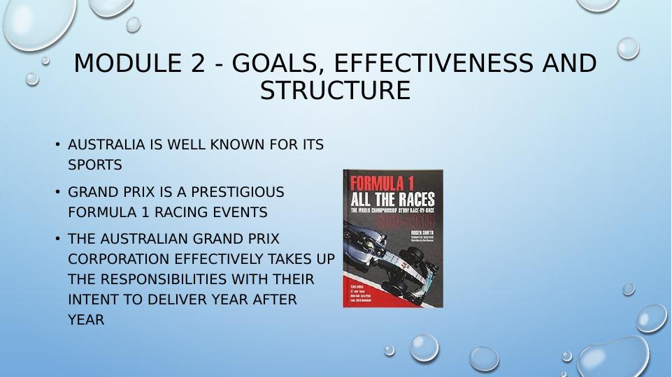 Critical Analysis of a Sports Organization - The Australian Grand Prix Association_4