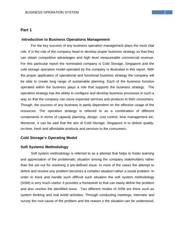 Cold Storage Business Operations System 9 BUSINESS OPERATION SYSTEM_3