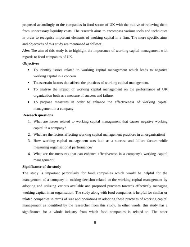 A Study on Working Capital Management_8