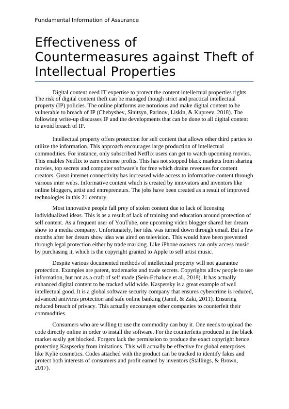 Effectiveness of Countermeasures against Theft of Intellectual Properties_2