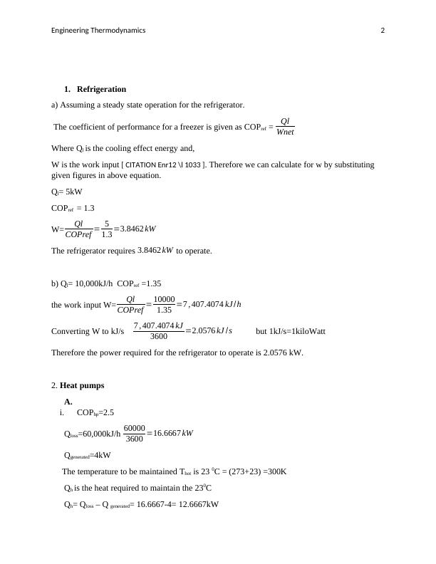 Engineering Thermodynamics Assignment_2