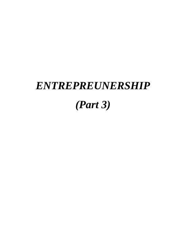Entrepreneurship Assignment - The Wedding Bell_1