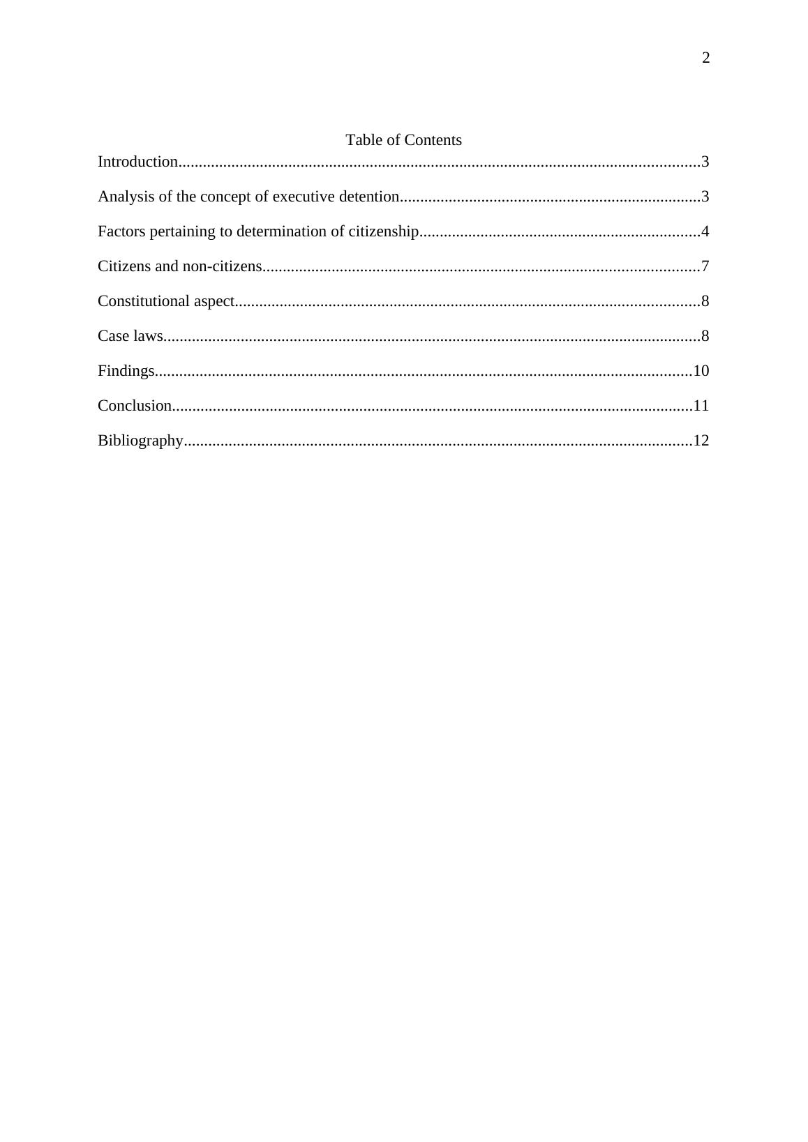 Indefinite Detention - Analysis of Executive Detention for Stateless ...